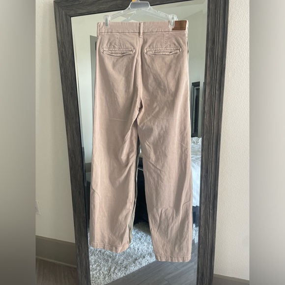 American eagle cream baggy wide leg jeans - Picture 3 of 6